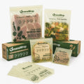 Compostable Food Storage Bags Variety Pack, Gallon Quart Sandwich Snack, 125 Bags